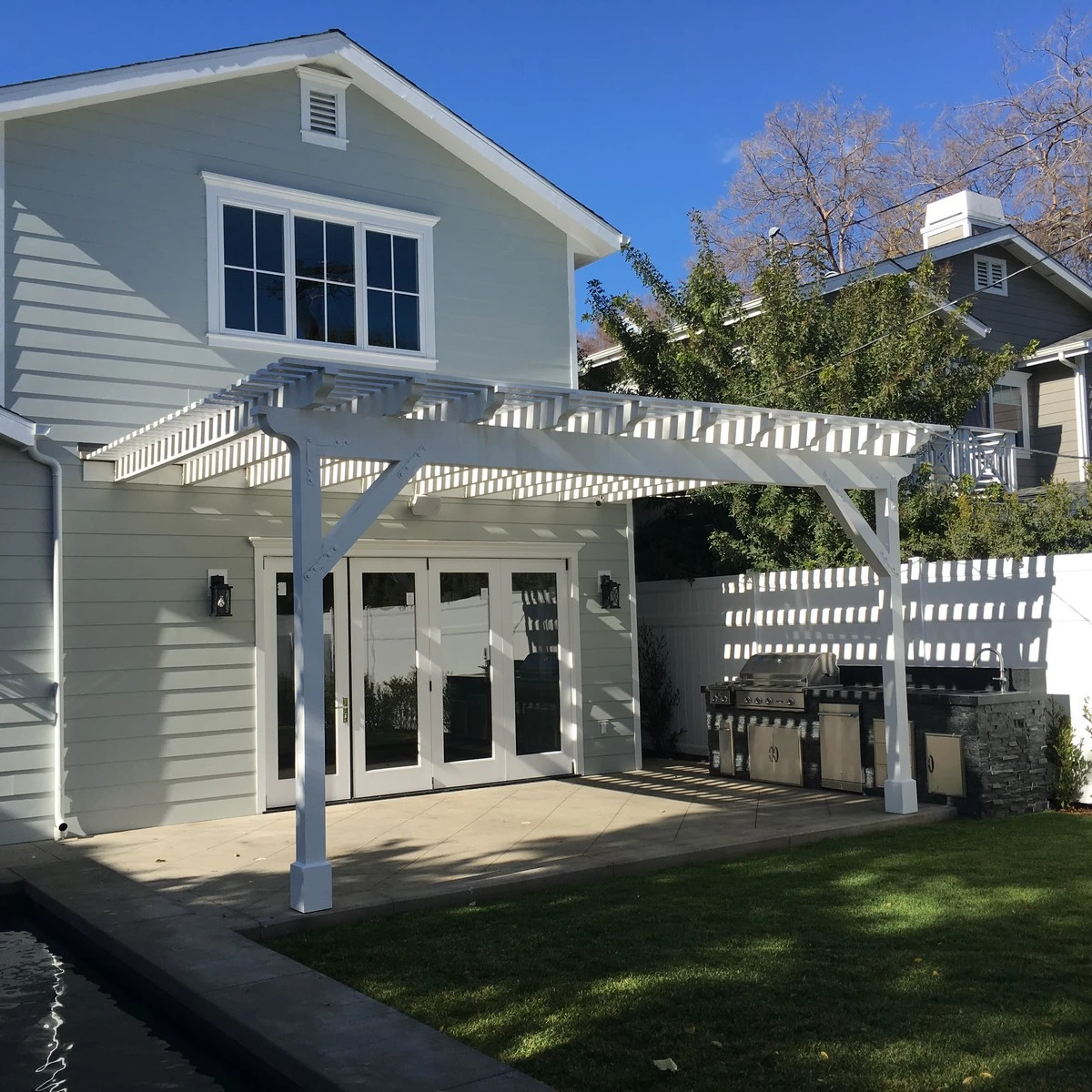 automatic louvered patio